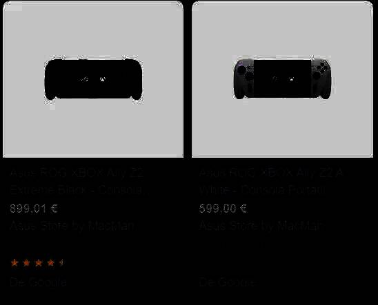 ROG Xbox Ally X掌机细节图，展示其背部纹理设计与肩键布局，整体做工精致，凸显高端定位