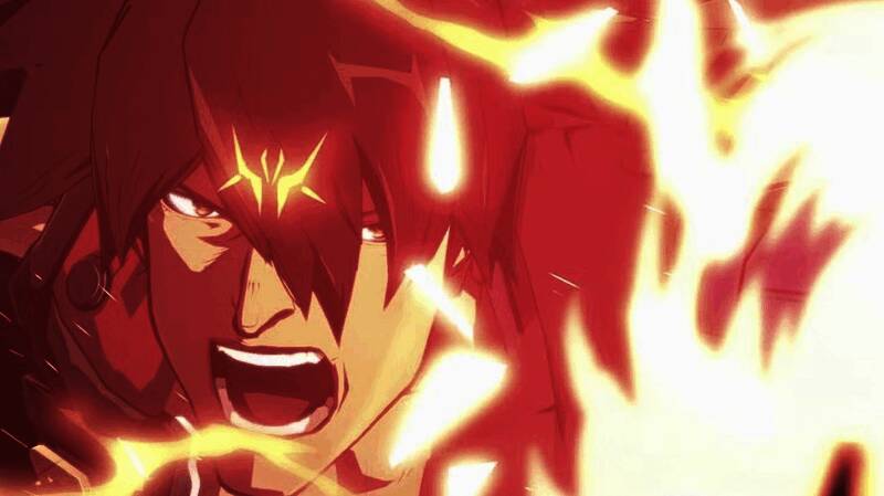 Arc System Works展示会现场画面，舞台展示多款新游戏LOGO，包括《DAMON and BABY》和《Demon’s Night Fever》