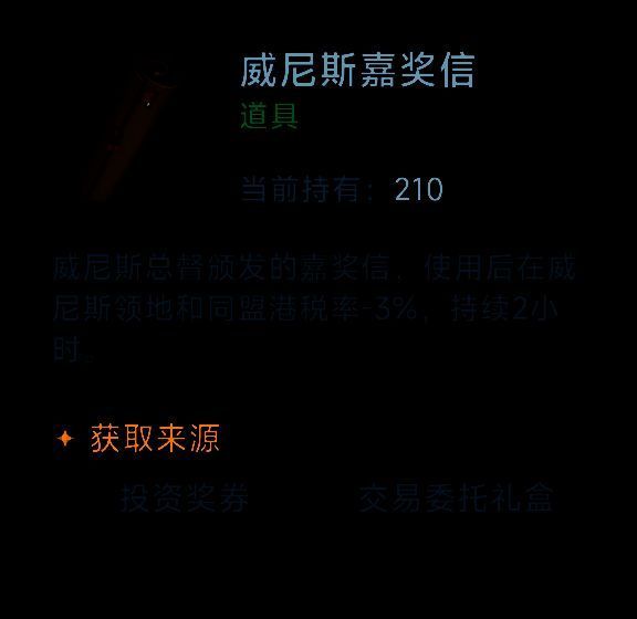 国家嘉奖信道具图标及说明