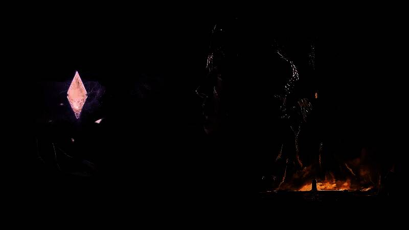 技能动画展示：暗黑女士释放‘至高统治’，金色能量波横扫战场，敌人护盾破碎，天空雷电交加