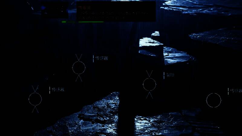 母舰缓缓驶入冰架裂隙的特写画面，冰层反射出幽蓝光芒，营造出神秘潜行氛围