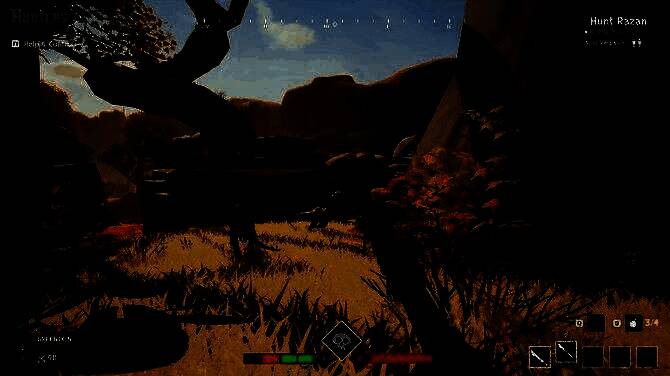 铁匠操作投石机轰击空中飞行怪物，机械结构细节清晰