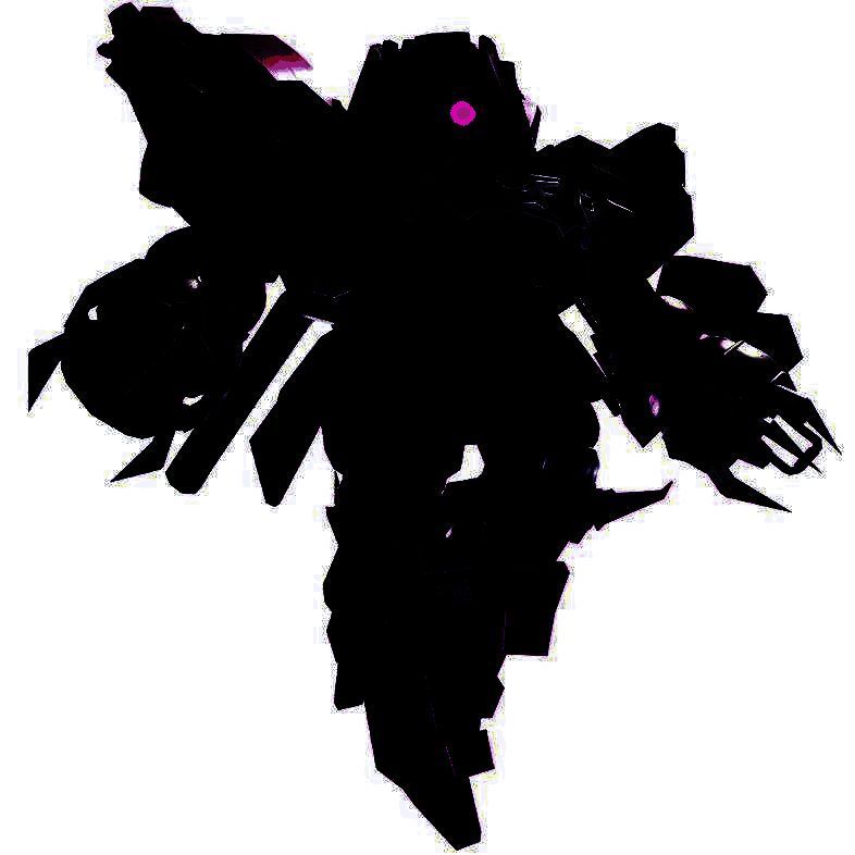 罗森·祖鲁在宇宙战场中疾驰，暗紫色装甲闪耀冷光，机械爪张开锁定敌方机体，背景为爆炸火光与战舰残骸