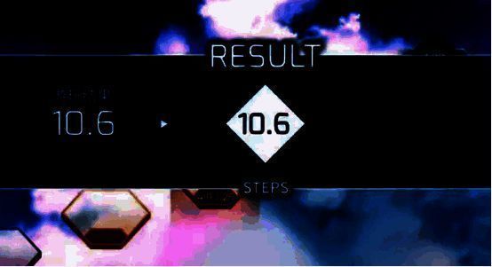 Arcaea地图探索界面，显示角色在网格路径上移动，周围散落可拾取道具图标