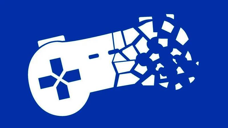 欧洲议会副主席Nicolae Ștefănuță在视频中宣布支持“停止扼杀游戏”运动，背景为欧洲议会标志