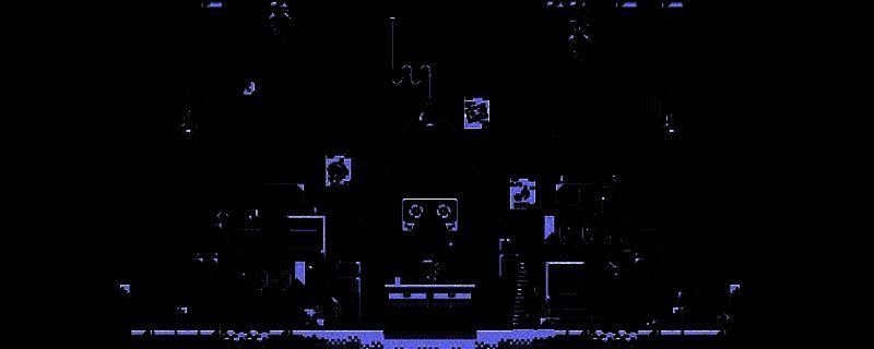 《径迹回响》游戏主界面展示，画面呈现简约科幻风格，角色站在几何结构的平台上，背景为深色星空与浮动光点