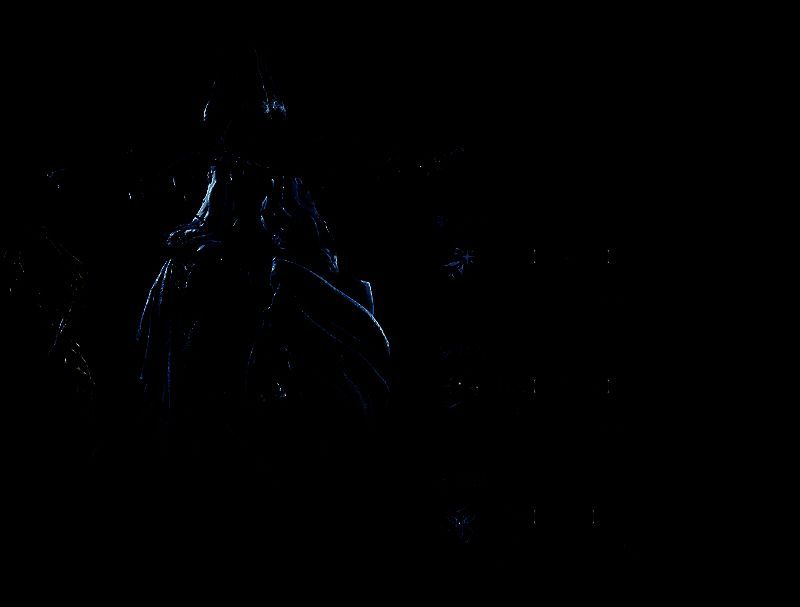 隐士在战斗中释放高阶魔法的瞬间，法阵展开，能量汇聚，画面极具视觉冲击力