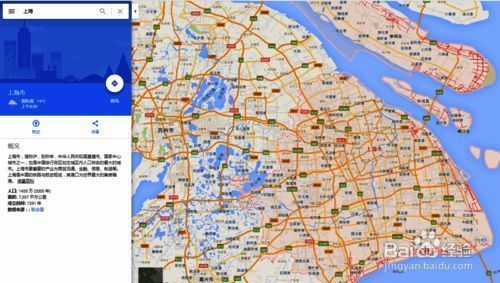地图已放大至某一具体街区，鼠标右键弹出功能菜单