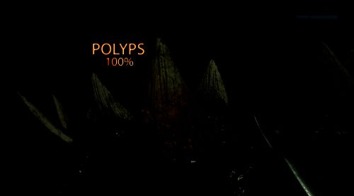 失败动画截图，鲨鱼猛然咬下，屏幕染红，显示‘You Were Eaten’字样