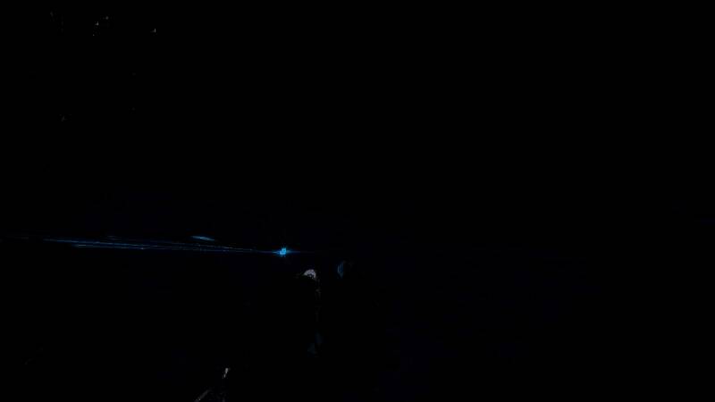 玩家操控角色使用钩爪技能飞向巨颚后腿，发动跳劈攻击