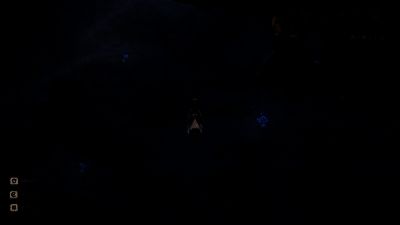 手绘风格的2D探索地图局部，显示街道、建筑与可交互点位