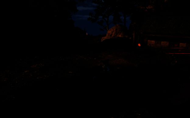 玩家在宝库高台上发现阴瘴蜂，周围雾气缭绕，氛围诡异