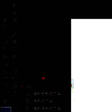 鼠标正在画布上拖拽生成柱形图的过程示意图