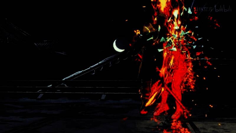 肯在擂台上施展连招，对手被击飞，火花四溅