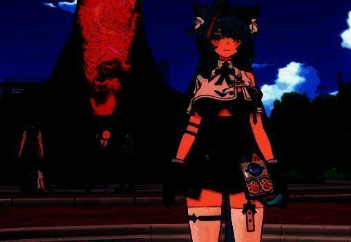 薄荷普通攻击动画截图，连续挥动能量爪释放多段打击，灵能轨迹清晰可见