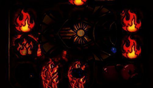 火女在对局中大招释放瞬间，全场被火焰覆盖，敌人被击飞