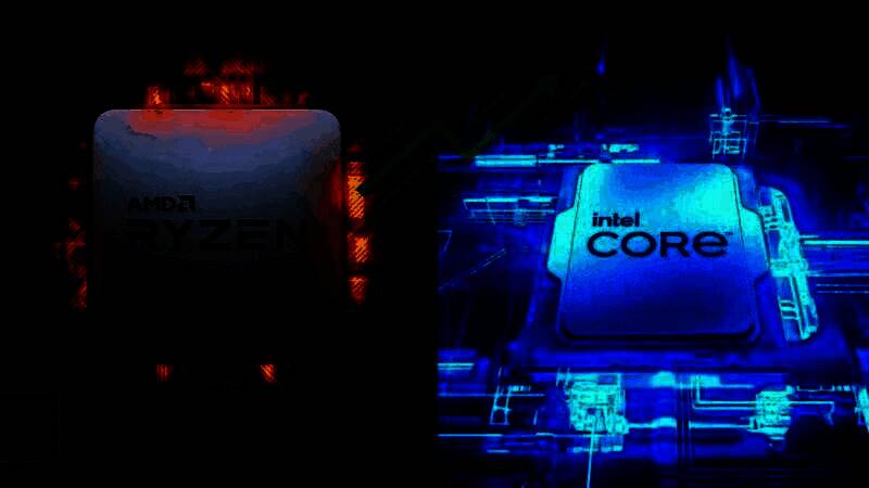 展示英特尔边缘AI应用场景的概念图，包括智能摄像头、自动驾驶车辆和便携式AI设备协同工作