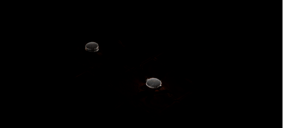 棋盘上三枚棋子落定，形成魏蜀吴三国对峙格局，象征天下大势初成