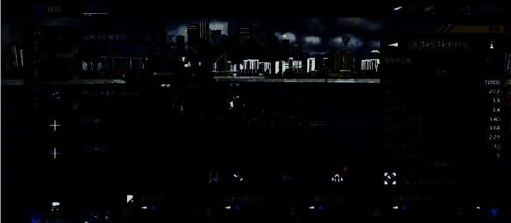 特伦特战舰在波涛中稳稳前行，舰桥高耸，配备双导弹发射架与直升机甲板