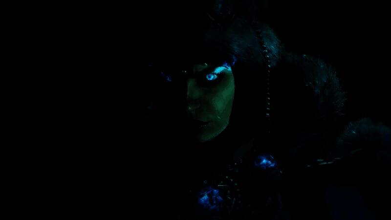 《全面战争3：战锤》DLC《苦难之潮》宣传图，展现混沌色孽阵营的黑暗美学与史诗战场氛围