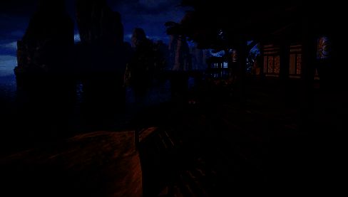 角色在修炼场景中闭目运功，周身环绕修为增长特效