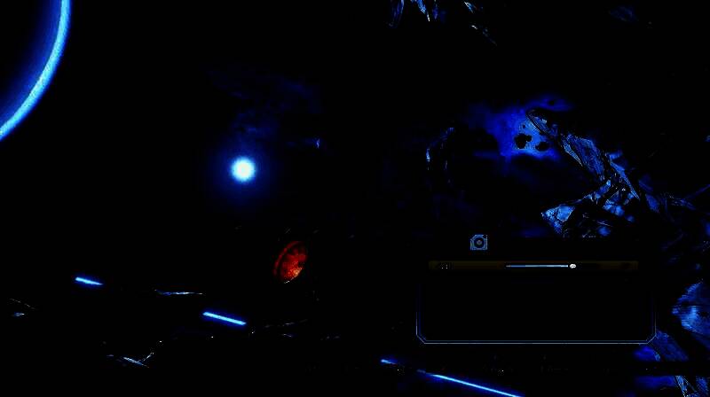 《无主之地3》游戏内拍照模式界面，玩家正在调整镜头角度与滤镜效果，屏幕显示多种参数调节选项