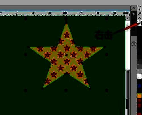 五角星去边框前后对比图，右侧为无边框的平滑效果