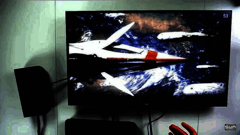 显示器显示SteamOS性能监控界面，清晰呈现帧率与VRR同步状态