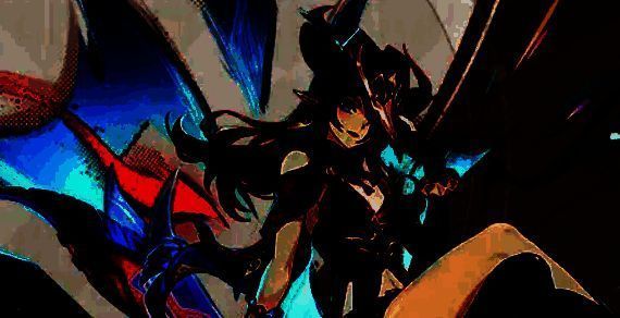 希诺宁技能演示画面，角色释放元素战技，火焰图腾升起并连接队友，提升全队攻击力