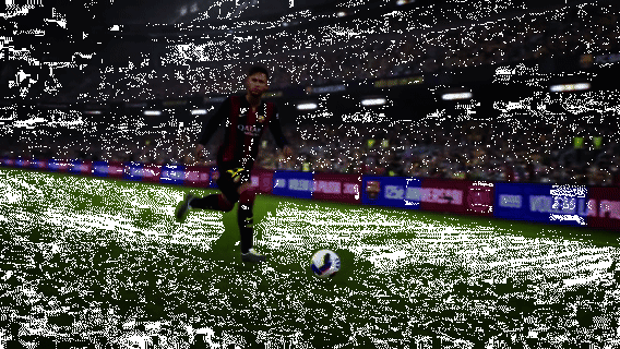 内马尔实战动图，展示沉肩启动瞬间加速突破防守球员