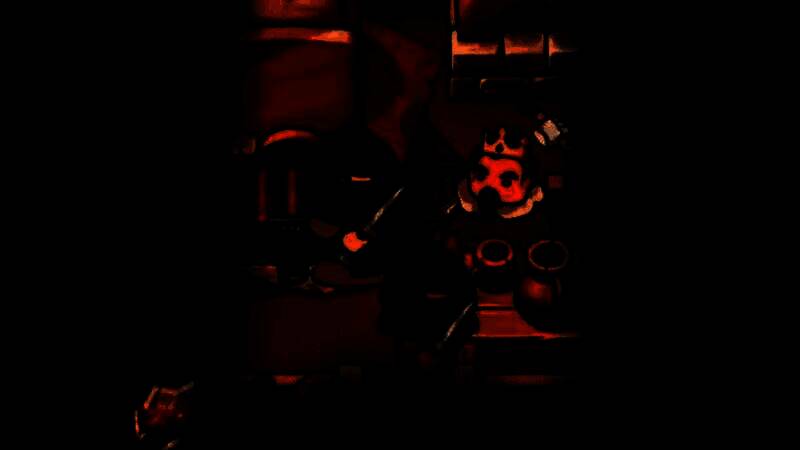 《诺兰德》游戏画面展示中世纪风格的领主大厅内部，石砌结构与烛光营造出古典氛围