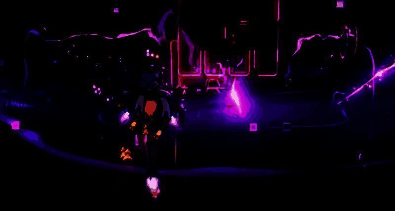 伊涅芙释放元素爆发瞬间，大范围雷电爆炸，薇尔琪塔同步发动协同攻击