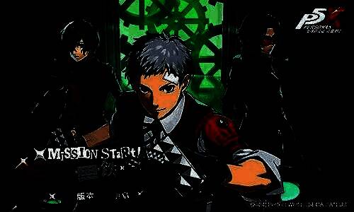 《女神异闻录：夜幕魅影》4.1.3版本宣传主视觉图，角色真田明彦居中，背景为雷电与塔尔塔罗斯交织的战斗场景