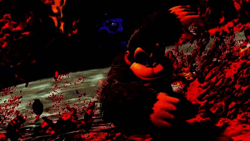 《咚奇刚：蕉力全开》游戏封面，咚奇刚站在热带岛屿上，背景充满丛林与火山元素，画面色彩鲜艳