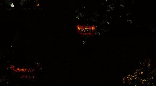 “挥金如土”称号展示图，金色立体字体悬浮于火焰背景之上，极具视觉冲击力