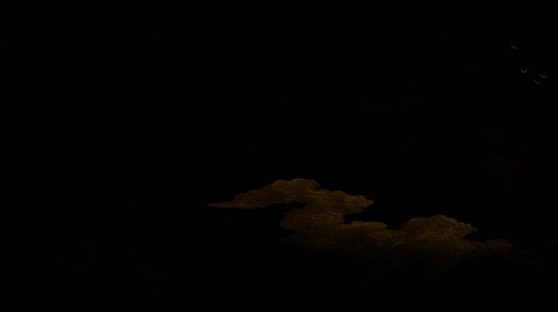 《率土之滨》水墨风地图细节展示，山水城池融入传统国画元素