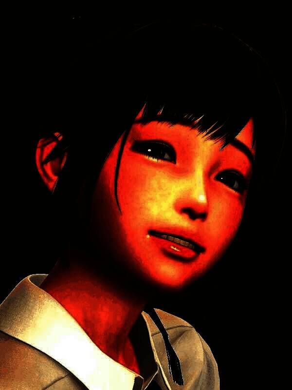 《VR女友》女主侧面视角展示，刘海随风轻扬，皮肤质感细腻，呈现自然光影过渡