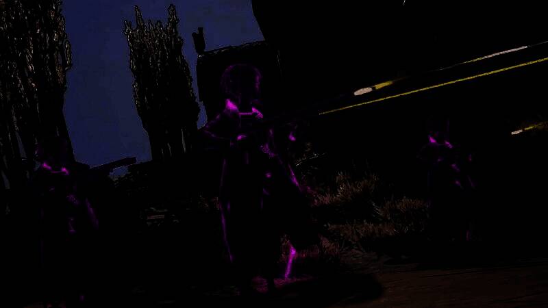 维克斯与她的灵相伙伴Trouble并肩作战，空中浮现魔法符文