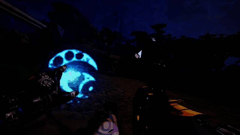 角色特写镜头，维克斯眼神冷峻，额头浮现魔女印记