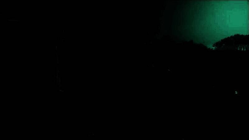 夜晚森林中的幽光小径，氛围神秘