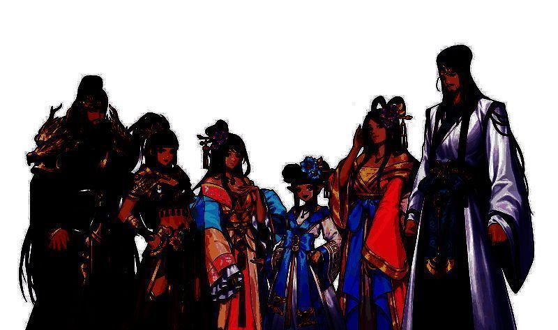 三国联动时装展示，赵云银甲披风，貂蝉古风舞裙，角色立绘精致