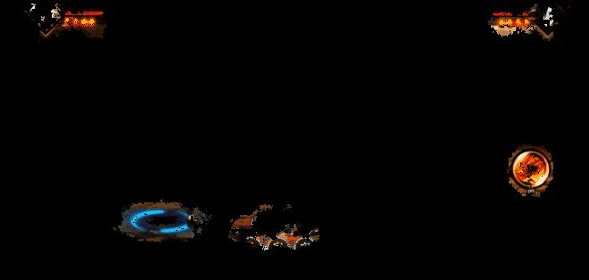 自来也发动针地藏，银发包裹全身后炸开，形成范围攻击