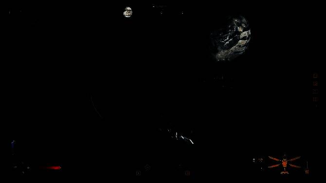 游戏中两名玩家在沙漠废墟中激烈交火，技能特效四起，背景是崩塌的古代建筑