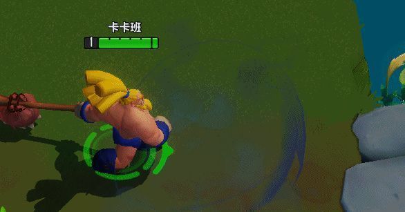 卡卡班蓄力后发动长距离冲锋，撞飞多名敌人