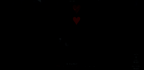 主角蹲在地上抚摸一只棕色小狗，背景是夕阳下的钓鱼小屋，画面温馨，突出人与宠物的情感连接