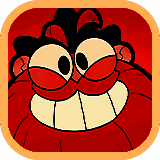 《野蛮人大作战2》3D化后的蘑菇哈拉大陆全景，场景色彩鲜艳，地形高低错落，充满奇幻风格