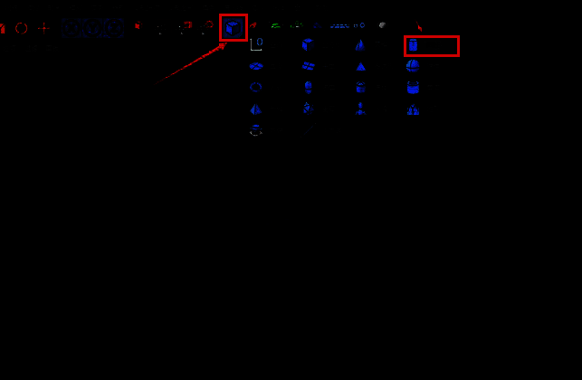 C4D中圆柱体被放置在树冠下方，用户正在通过控制点调整其高度与粗细