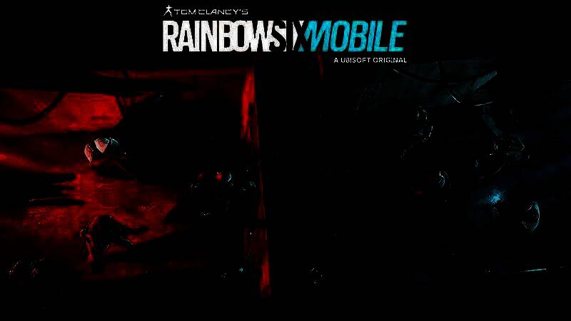 战术地图俯视视角，显示干员位置、摄像头分布与可破坏墙体标识，界面充满科技感