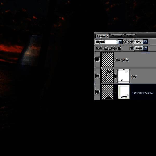 为仓鼠绘制低透明度阴影，增强立体感