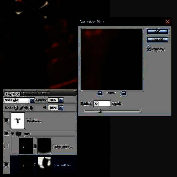 高斯模糊+柔光模式营造梦幻光感